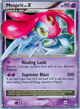 Mesprit LV.X (/146) Holofoil [DP: Legends Awakened] Pokemon Single Pokémon