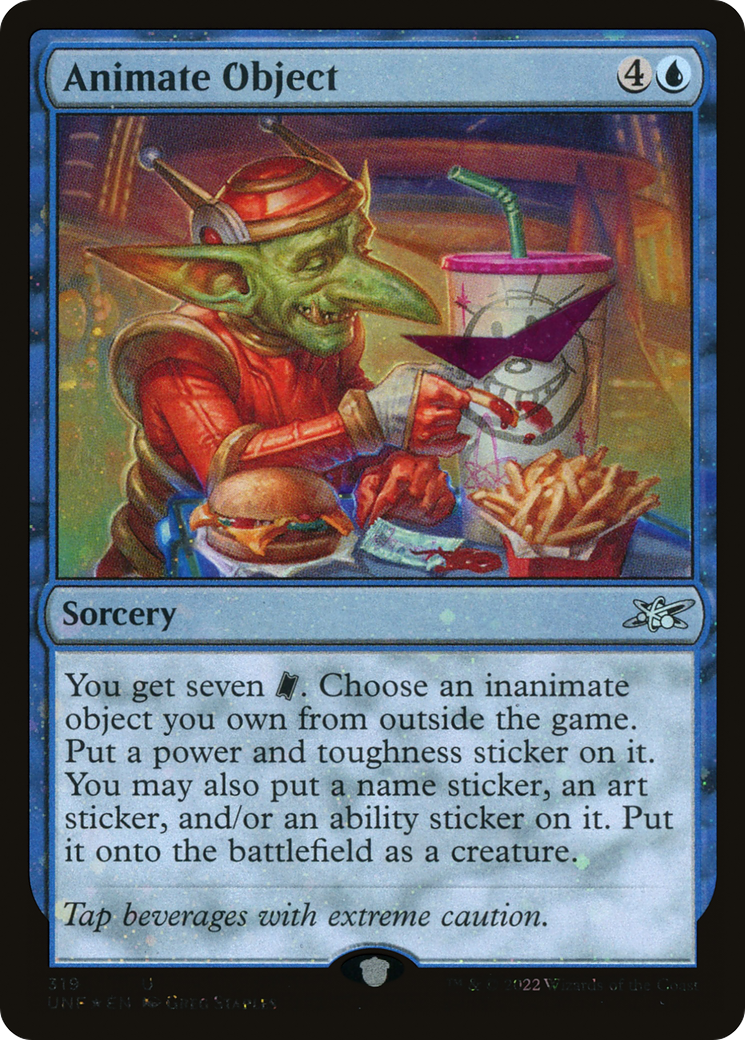 Animate Object (Galaxy Foil) (UNF-319) [Unfinity] Foil MTG Single Wizards of the Coast