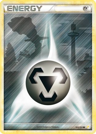 Metal Energy (Basic) (122/123) Reverse Holofoil [HGSS: Base Set] Pokemon Single Pokémon