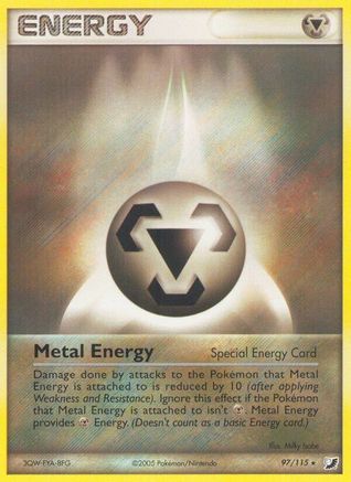 Metal Energy (Special) (/115) [EX: Unseen Forces] Pokemon Single Pokémon