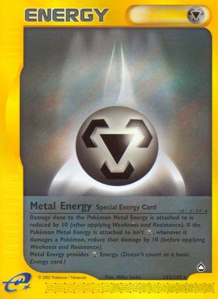 Metal Energy (/147) Reverse Holofoil [Vintage: Aquapolis] Pokemon Single Pokémon