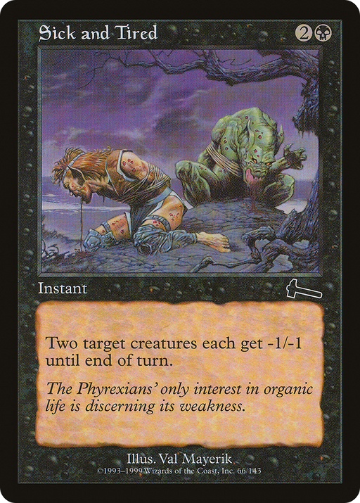 Sick and Tired (ULG-066) [Urza's Legacy] Foil MTG Single Wizards of the Coast