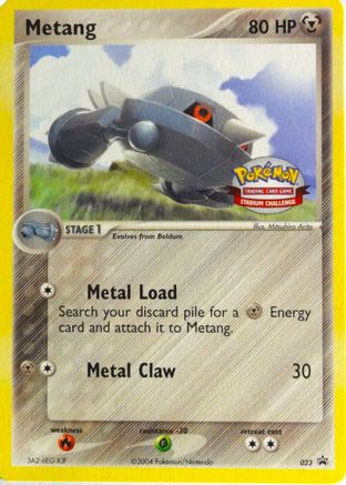 Metang - 023 (Stadium Challenge 2004) (/40) [Promos: Nintendo Promos] Pokemon Single Pokémon