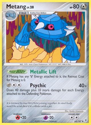 Metang (/147) [Platinum: Supreme Victors] Pokemon Single Pokémon