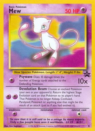 Mew (8/53) [Promos: WoTC Promo] Pokemon Single Pokémon