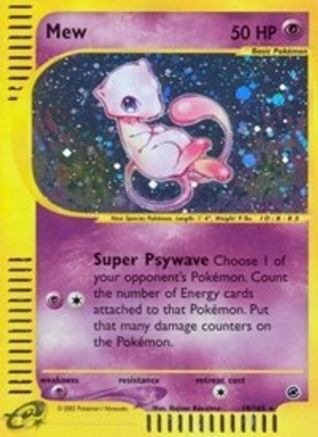 Mew (19) (/165) Reverse Holofoil [Vintage: Expedition] Pokemon Single Pokémon
