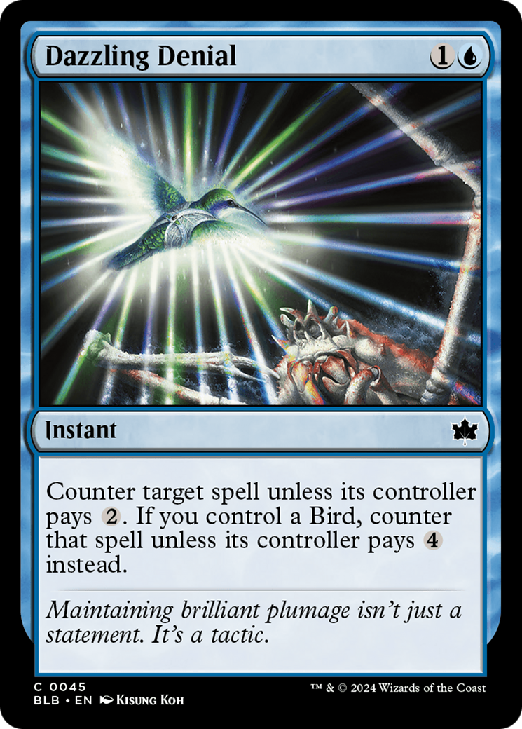 Dazzling Denial (BLB-045) [Bloomburrow] MTG Single Wizards of the Coast
