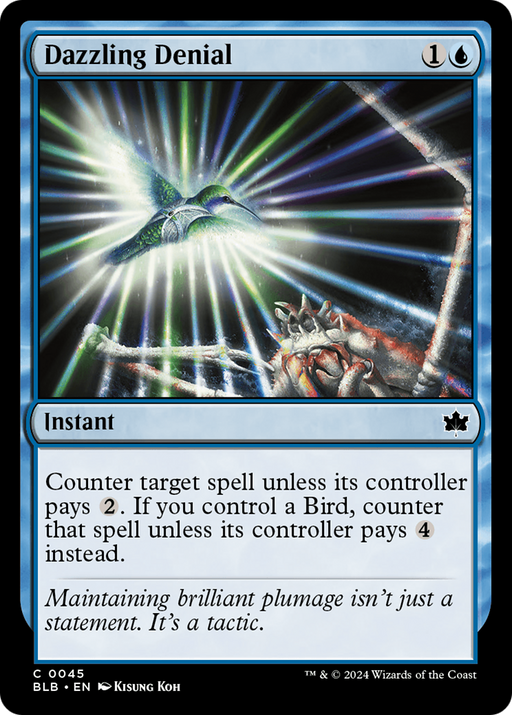 Dazzling Denial (BLB-045) [Bloomburrow] Foil MTG Single Wizards of the Coast