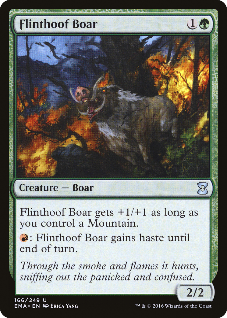 Flinthoof Boar (EMA-166) [Eternal Masters] MTG Single Wizards of the Coast