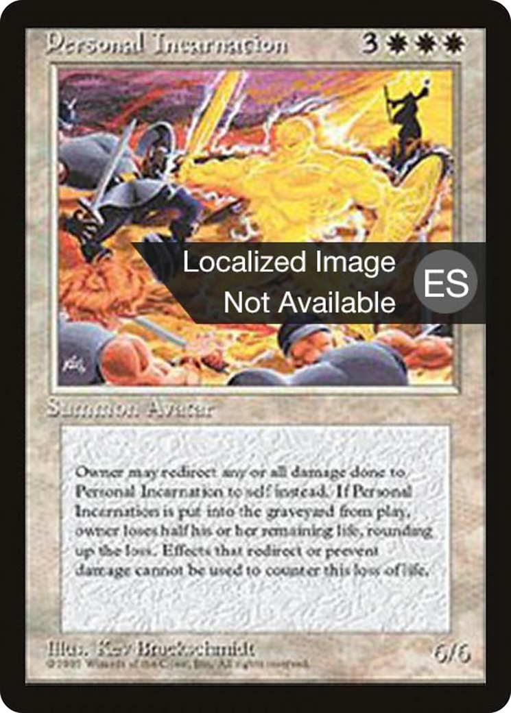 Personal Incarnation (4BB-040) [Fourth Edition Foreign Black Border] MTG Single Wizards of the Coast