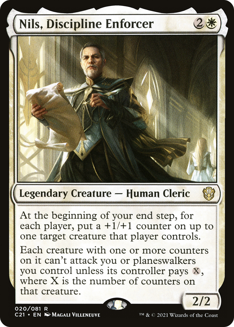 Nils, Discipline Enforcer (C21-020) [Commander 2021] MTG Single Wizards of the Coast