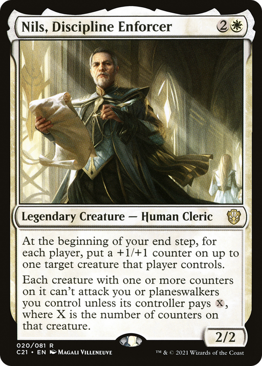 Nils, Discipline Enforcer (C21-020) [Commander 2021] MTG Single Wizards of the Coast
