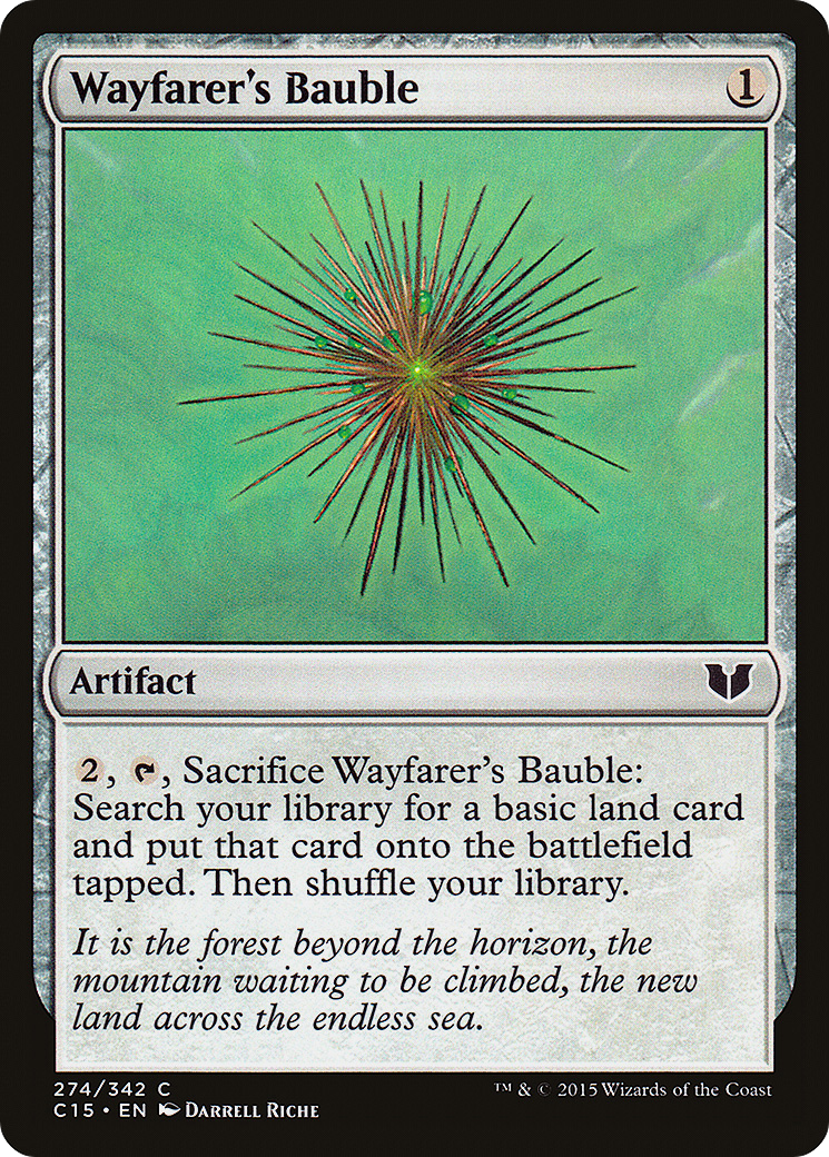 Wayfarer's Bauble (C15-274) [Commander 2015] MTG Single Wizards of the Coast