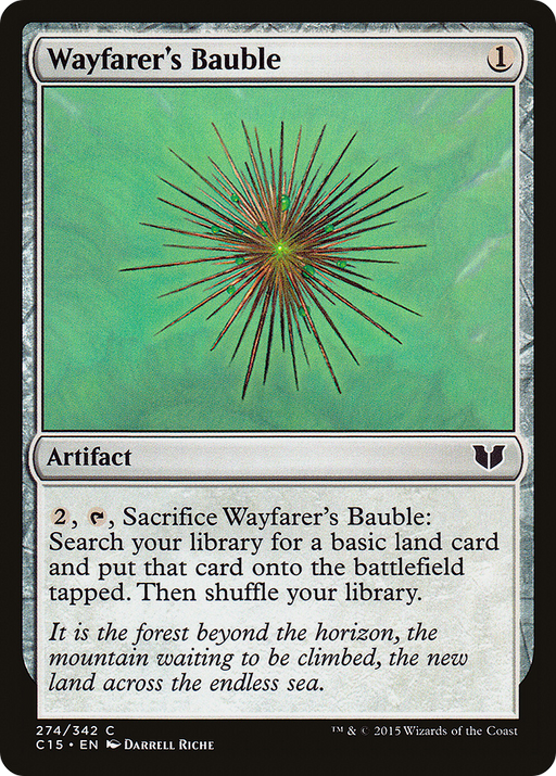 Wayfarer's Bauble (C15-274) [Commander 2015] MTG Single Wizards of the Coast