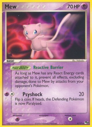 Mew (/17) [Promos: POP Series 4] Pokemon Single Pokémon