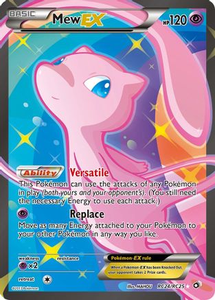 Mew EX (Full Art) (RC24/113) Holofoil [BW: Legendary Treasures Radiant Collection] Pokemon Single Pokémon