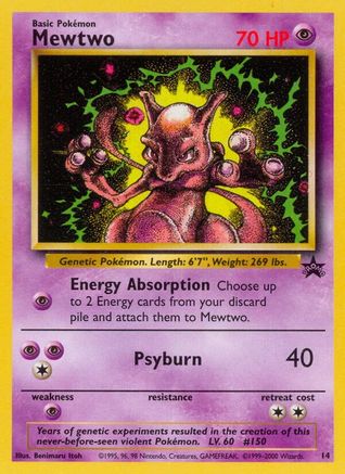 Mewtwo (14/53) [Promos: WoTC Promo] Pokemon Single Pokémon