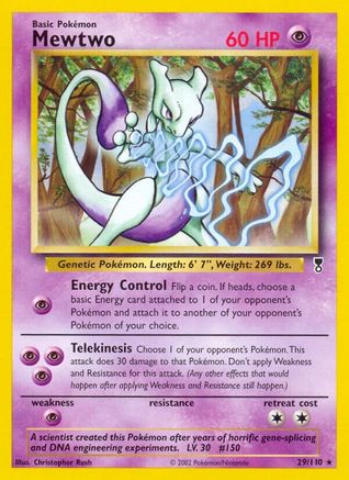 Mewtwo (/110) Reverse Holofoil [Vintage: Legendary Collection] Pokemon Single Pokémon