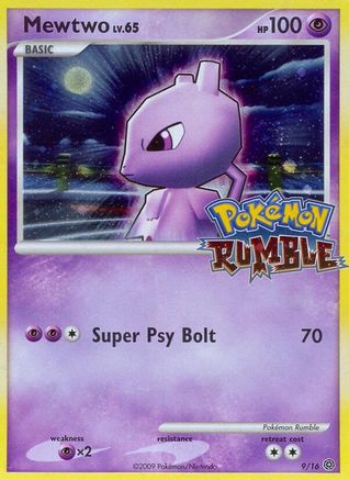 Mewtwo (/16) Holofoil [Misc: Rumble] Pokemon Single Pokémon
