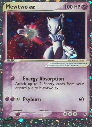Mewtwo ex 101/109 Holofoil [EX: Ruby & Sapphire] Pokemon Single Pokémon