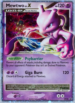 Mewtwo LV.X - DP28 (/56) Holofoil [Promos: DP Promos] Pokemon Single Pokémon