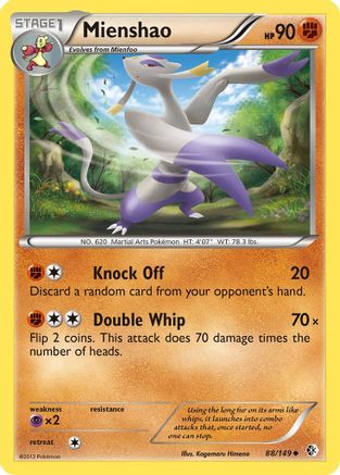 Mienshao (/149) [BW: Boundaries Crossed] Pokemon Single Pokémon
