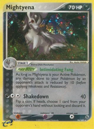 Mightyena - 10/109 (/109) Reverse Holofoil [EX: Ruby & Sapphire] Pokemon Single Pokémon