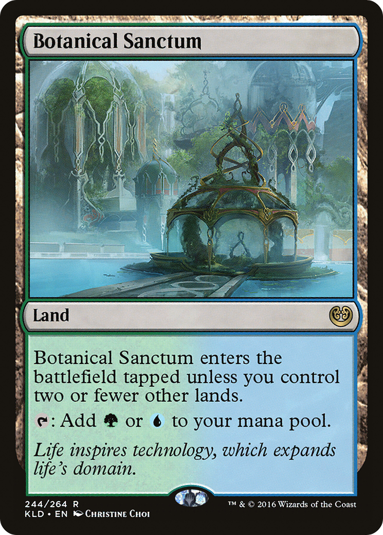 Botanical Sanctum (KLD-244) [Kaladesh] Foil MTG Single Wizards of the Coast