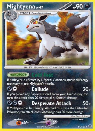 Mightyena (/127) Reverse Holofoil [Platinum: Base set] Pokemon Single Pokémon