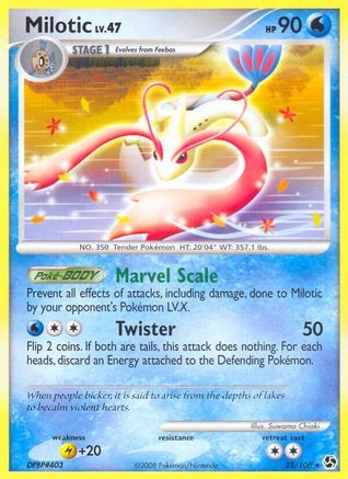 Milotic (/106) Reverse Holofoil [Great Encounters] Pokemon Single Pokémon