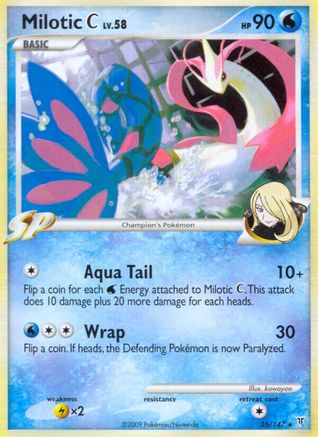 Milotic C (/147) Reverse Holofoil [Platinum: Supreme Victors] Pokemon Single Pokémon