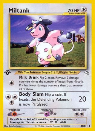 Miltank (41/111) 1st Edition [Vintage: Neo Genesis] Pokemon Single Pokémon