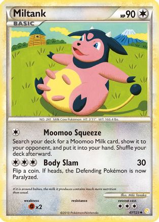 Miltank (47/123) Reverse Holofoil [HGSS: Base Set] Pokemon Single Pokémon
