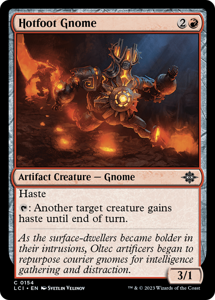 Hotfoot Gnome (LCI-154) [The Lost Caverns of Ixalan] MTG Single Wizards of the Coast