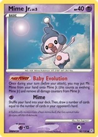 Mime Jr. (90/130) Reverse Holofoil [DP: Base Set] Pokemon Single Pokémon