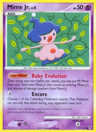 Mime Jr. (/147) Reverse Holofoil [Platinum: Supreme Victors] Pokemon Single Pokémon