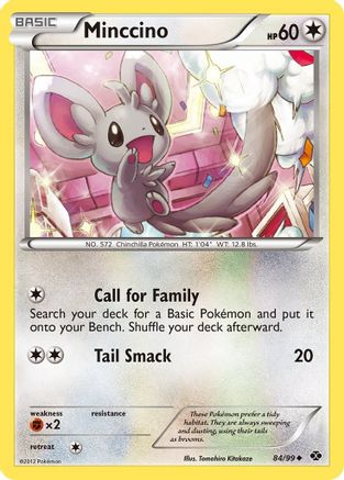 Minccino (/99) Reverse Holofoil [BW: Next Destinies] Pokemon Single Pokémon