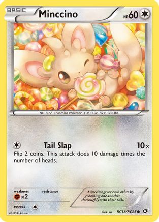 Minccino (RC18/113) Holofoil [BW: Legendary Treasures Radiant Collection] Pokemon Single Pokémon