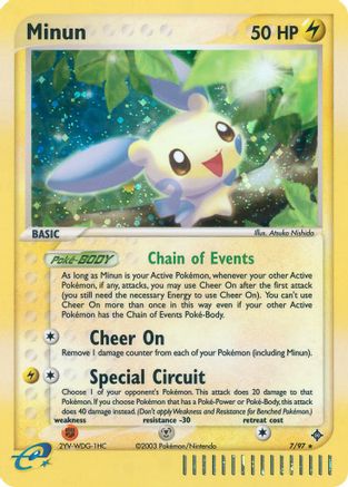 Minun (/97) Reverse Holofoil [EX: Dragon] Pokemon Single Pokémon