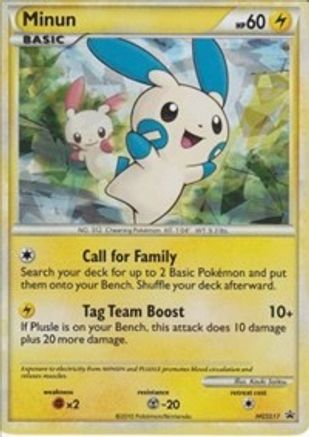 Minun - HGSS17 (/25) Holofoil [Promos: HGSS Promos] Pokemon Single Pokémon