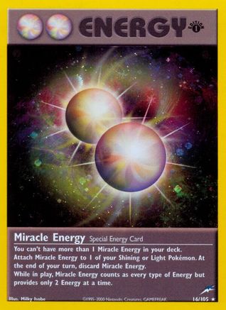 Miracle Energy (/105) 1st Edition [Vintage: Neo Destiny] Pokemon Single Pokémon