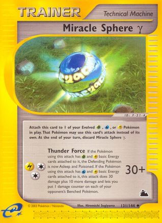 Miracle Sphere Gamma (/144) Reverse Holofoil [Vintage: Skyridge] Pokemon Single Pokémon