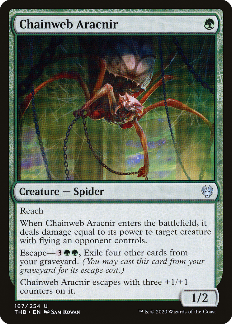 Chainweb Aracnir (THB-167) [Theros Beyond Death] MTG Single Wizards of the Coast