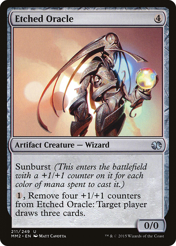Etched Oracle (MM2-211) [Modern Masters 2015] MTG Single Wizards of the Coast