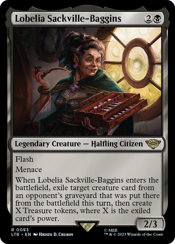 Lobelia Sackville-Baggins (LTR-093) [The Lord of the Rings: Tales of Middle-earth] MTG Single Wizards of the Coast