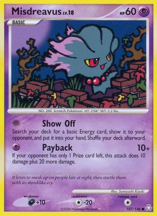 Misdreavus (/146) [DP: Legends Awakened] Pokemon Single Pokémon