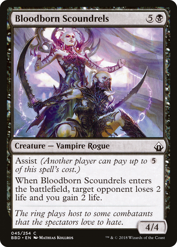 Bloodborn Scoundrels (BBD-045) [Battlebond] Foil MTG Single Wizards of the Coast