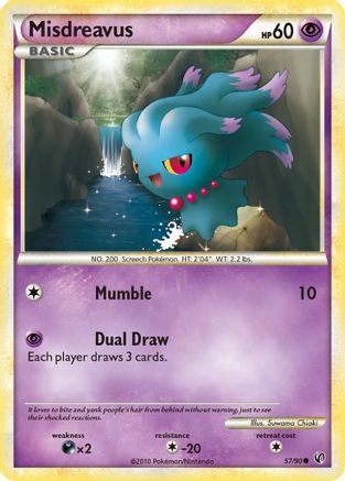 Misdreavus (/90) [HGSS: Undaunted] Pokemon Single Pokémon