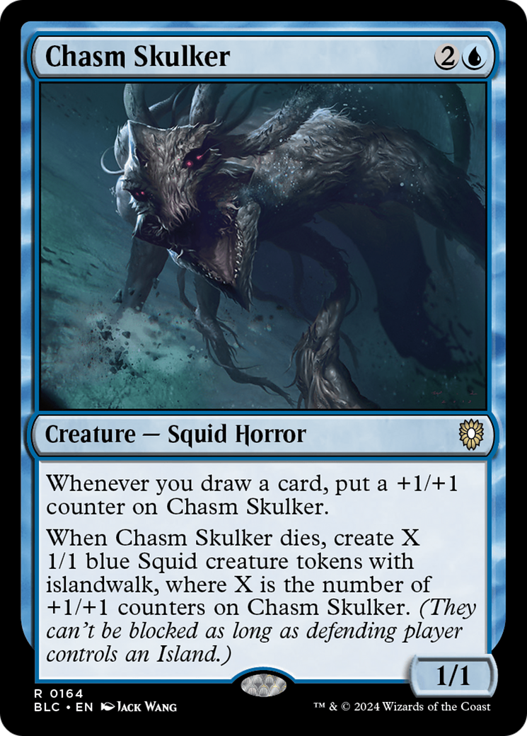 Chasm Skulker (BLC-164) [Bloomburrow Commander] MTG Single Wizards of the Coast