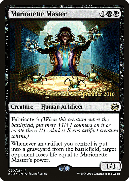 Marionette Master (PRE-090) [Kaladesh Promos] Foil MTG Single Wizards of the Coast